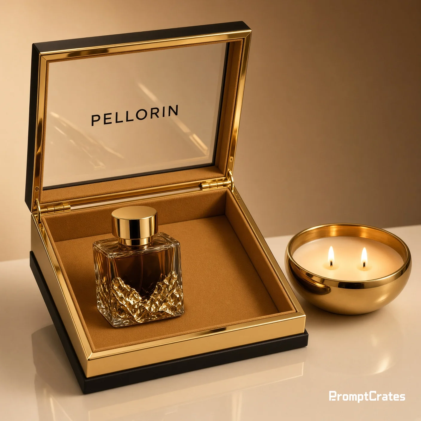 Pellorin Amber Gold Display Case