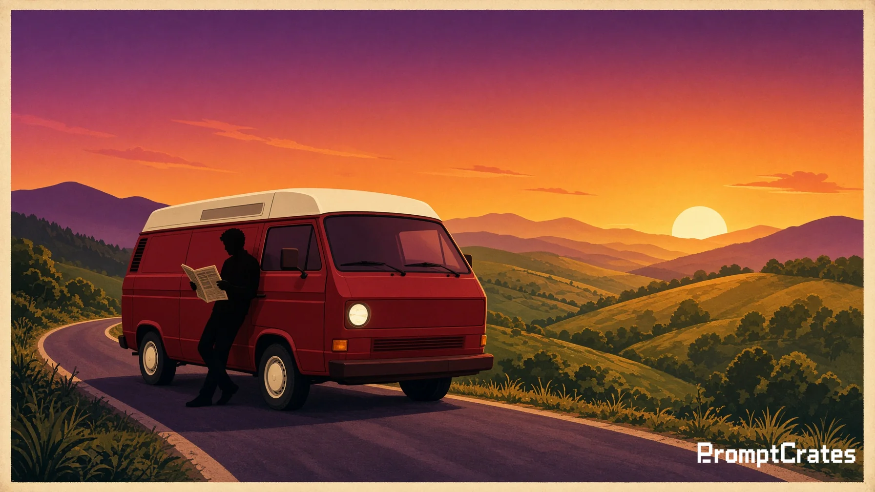 Rovena Sunset Van Poster