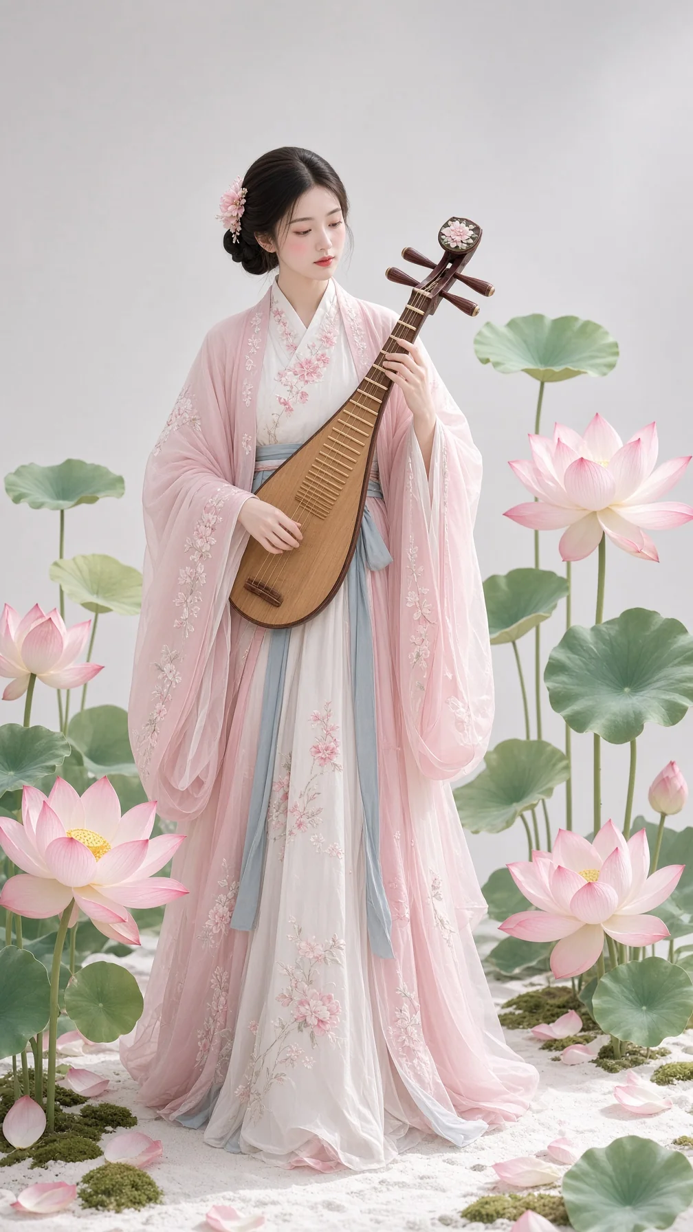 Saevi Hanfu Lotus Pipa